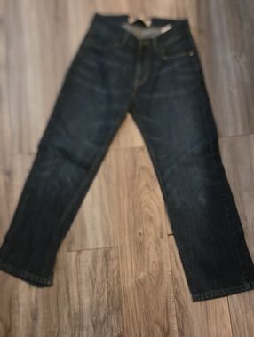 Signature by Levi Strauss Dark Blue Straight Jeans